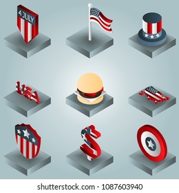 Independence day color concept