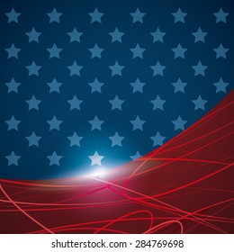 Independence day colorful card design, vector illustration.