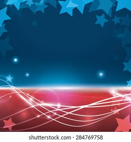 Independence day colorful card design, vector illustration.