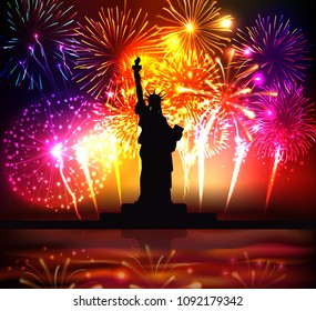 Independence Day Colorful Poster