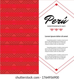 Perú's Independence Day Composition - Copy Space