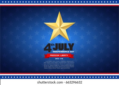 Independence day design element background, Vector eps10