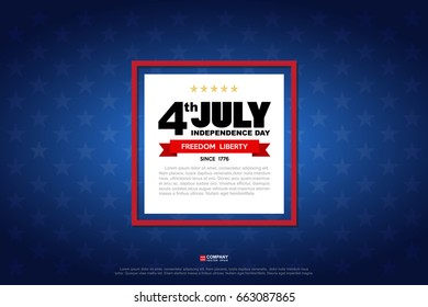 Independence day design element, Vector eps10