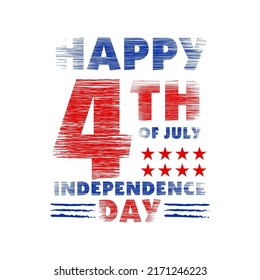 independence Day design typography, vector design text illustration, poster, banner, flyer, postcard , sign, t shirt graphics, print etc