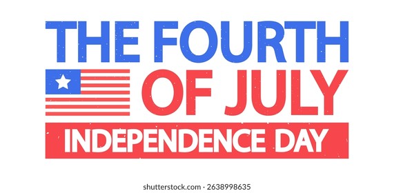 Independence day festive grunge badge