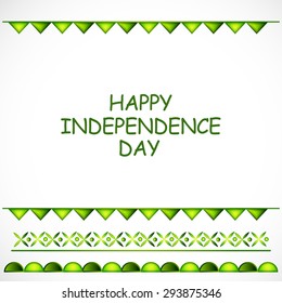 Independence Day. Flag colour theme of Brazil vector illustration.
