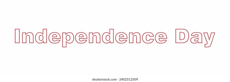 Independence Day Font Template, use this template for your poster
