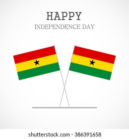  Independence Day of Ghana 3 March Celebration Card, Background, Badges,flag, Vector Template.