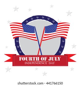 Independence day graphic design, Vector illustration