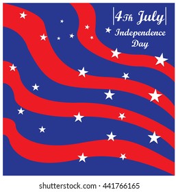 Independence day graphic design, Vector illustration