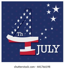 Independence day graphic design, Vector illustration