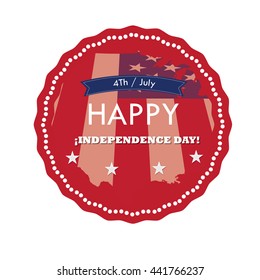 Independence day graphic design, Vector illustration