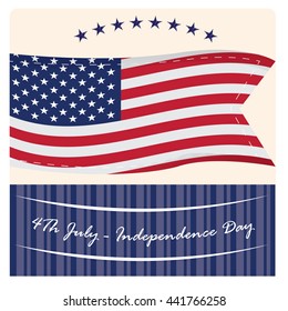 Independence day graphic design, Vector illustration