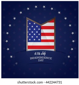 Independence day graphic design, Vector illustration