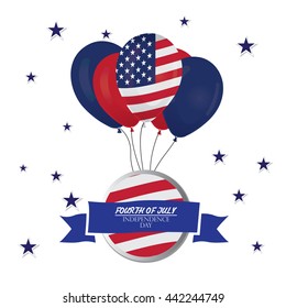 Independence day graphic design, Vector illustration