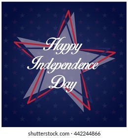 Independence day graphic design, Vector illustration