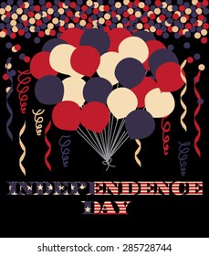 Independence Day greeting card