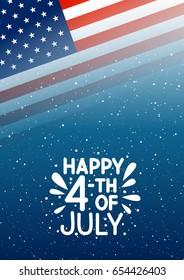 Independence day greeting card for Your design