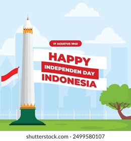 Independence Day Greetings from Tugu Pahlawan Surabaya