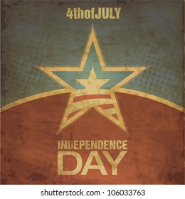 Independence Day Grunge Design