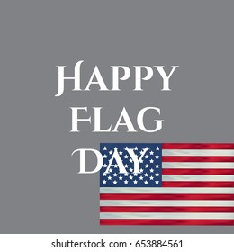 Independence Day Happy flag day vector background. Happy flag day badge.