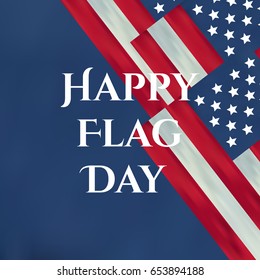 Independence Day Happy flag day vector background. Happy flag day badge.