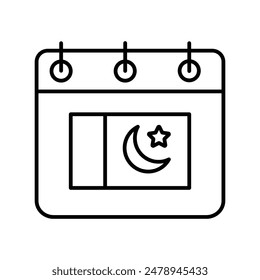 independence day icon with white background vector stock illustration