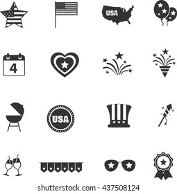 Independence Day Icons Set