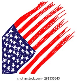 Independence day illustration.