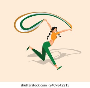 Diseño de fondo de ilustración del día de la independencia