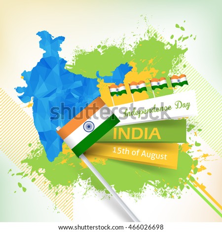 independence day india greeting card geometric stock vector royalty independence card