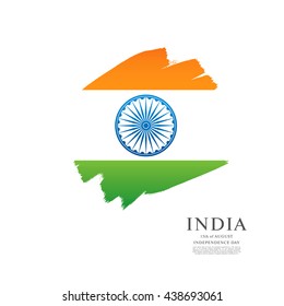 Independence day of India. Indian holiday. 15th of August