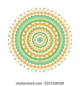 Independence Day India Mandala Design