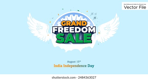 Día de la Independencia de la India diseño de Anuncio de venta.