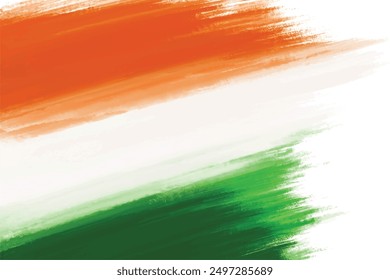 Día de la independencia de la India tricolor bandera india de fondo