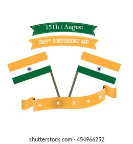 Independence day of India, Vector illustration