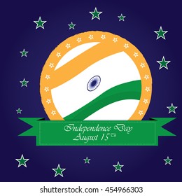 Independence day of India, Vector illustration
