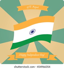 Independence day of India, Vector illustration