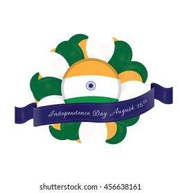 Independence day of India, Vector illustration