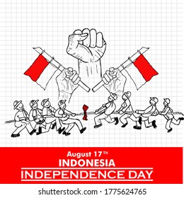  Unabhängigkeitstag Indonesiens, Poster