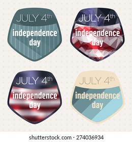 Independence Day, July 4, label
