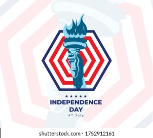Independence Day Liberty Vector illustration