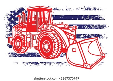Independence Day Loader Flag Design