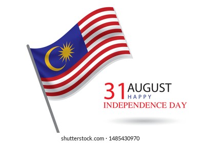 The independence day of Malaysia