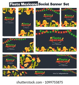 Independence Day of Mexico Background. 