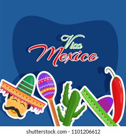 Independence Day of Mexico Background. 