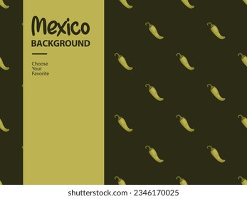 independence day mexico tourist party holiday pattern background illustration traditional mexican