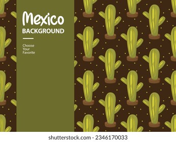 independence day mexico tourist party holiday pattern background illustration traditional mexican