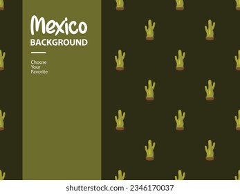 independence day mexico tourist party holiday pattern background illustration traditional mexican