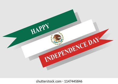 Independence Day of Mexico vector illustration. Suitable for greeting card, poster and banner.